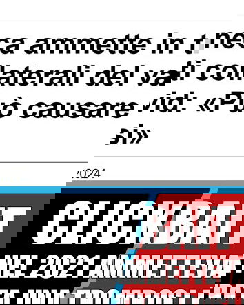 Le “ammissioni” di AstraZeneca