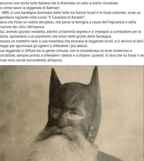 Le origini sarde di Batman article-post