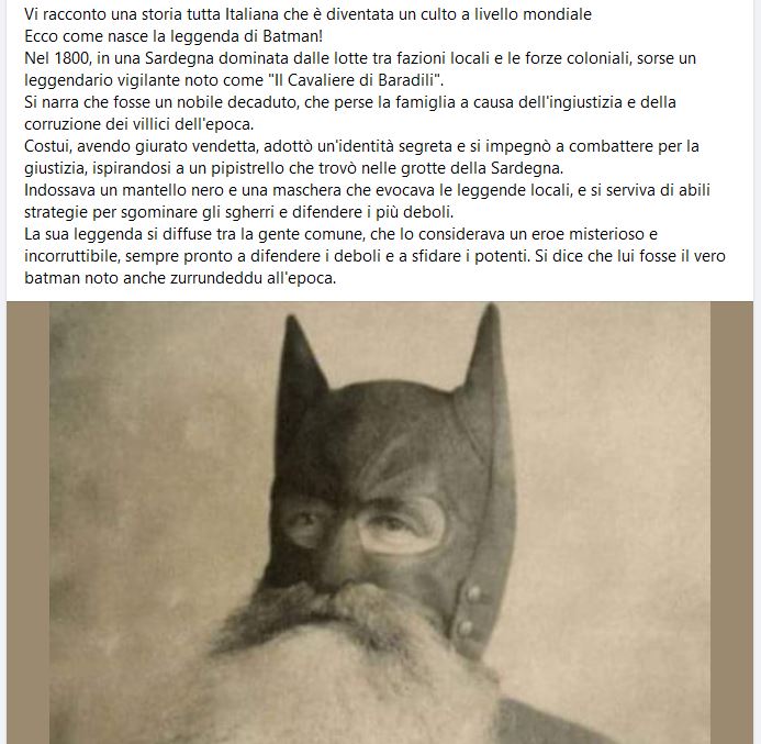 Le origini sarde di Batman article-post