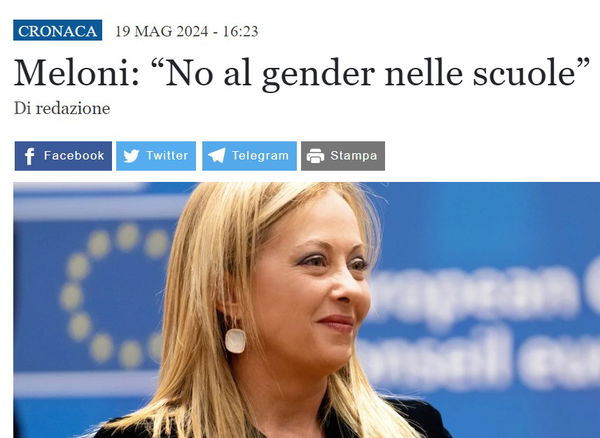 Aiuto, la teoria gender…