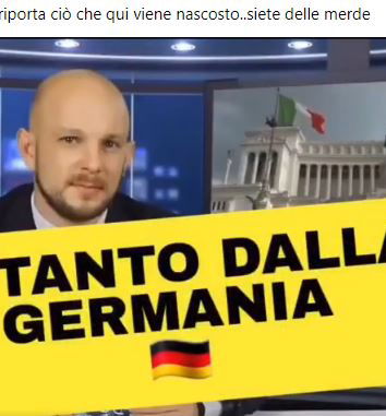 Speranza, la “TV tedesca” e il complottismo mondiale
