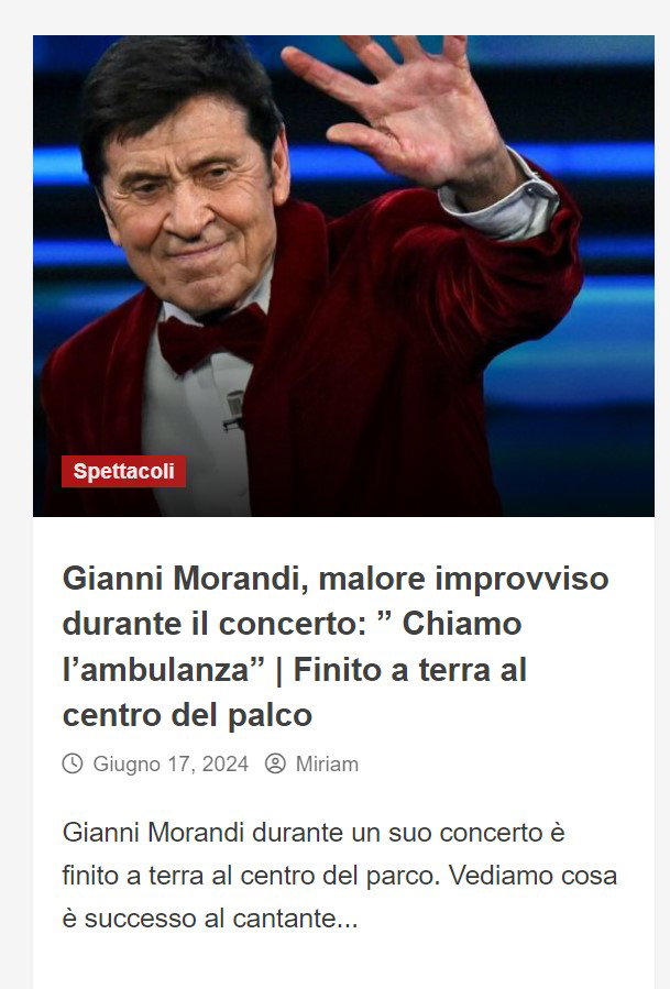 Il clickbait spiegato con due link article-post