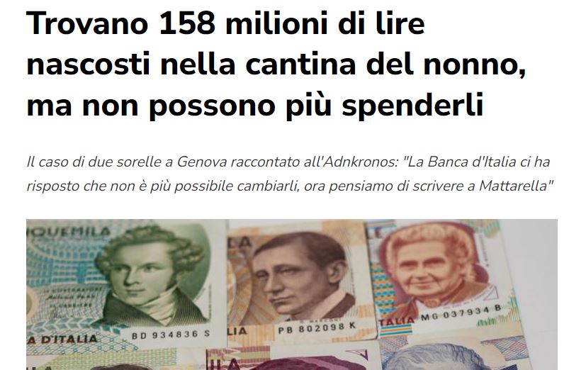158 milioni di lire nella cantina del nonno article-post