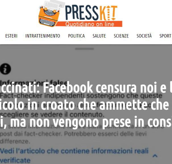 Le trasfusioni dai vaccinati e i fact-checking article-post