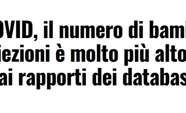 Il VAERS, i bambini morti e le segnalazioni article-post