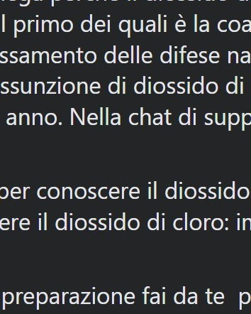 Il diossido di cloro contro il vaccino