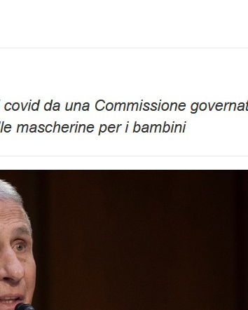 Anthony Fauci e la scelta delle parole