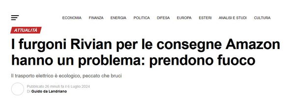 I furgoni di Amazon e le omissioni che disinformano