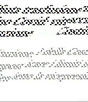 Le trasfusioni di “sangue contaminato” da vaccino COVID