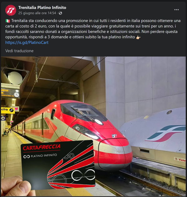 Trenitalia Platino Cart(d)