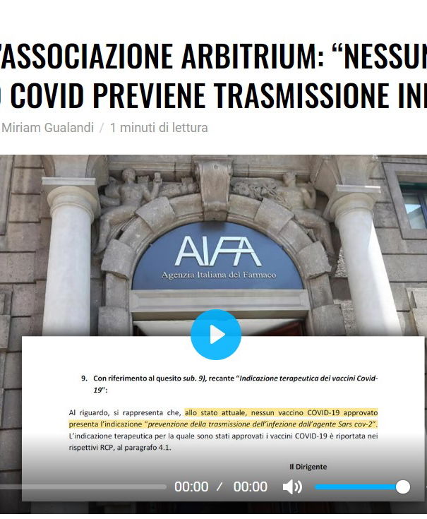 L’ammissione di AIFA sul vaccino anti-COVID article-post