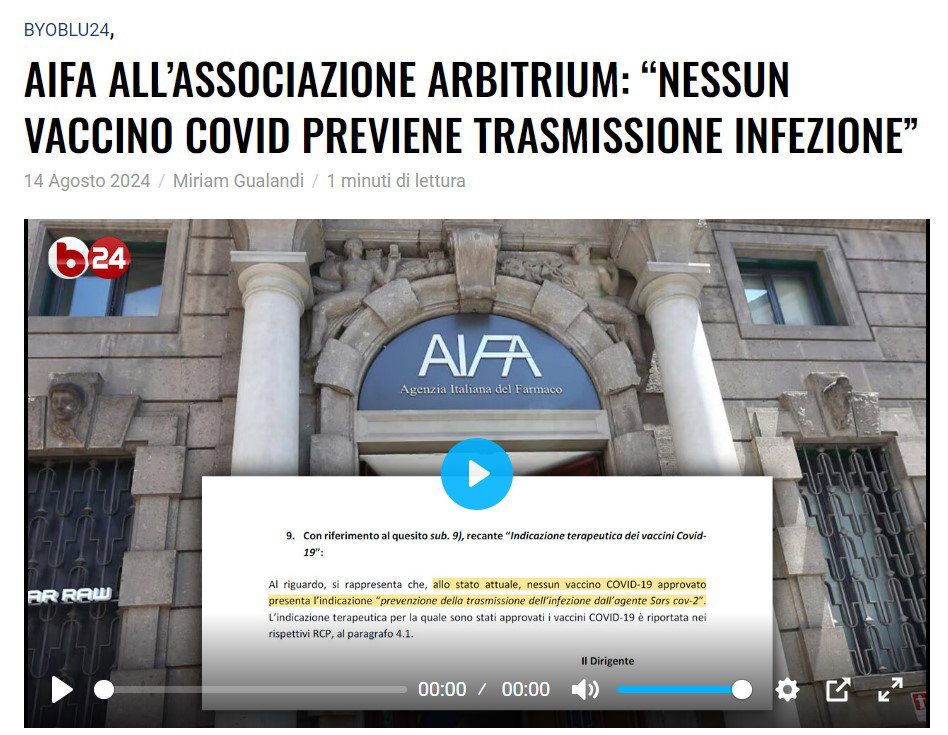 L’ammissione di AIFA sul vaccino anti-COVID article-post