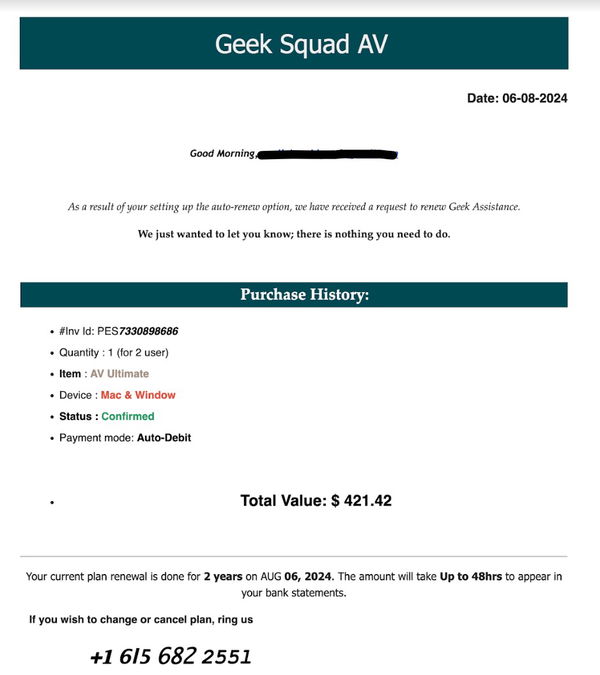 La truffa del rimborso – Geek Squad AV