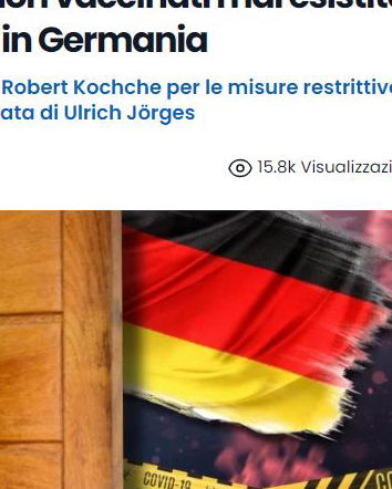 La Germania e la “pandemia dei non vaccinati”