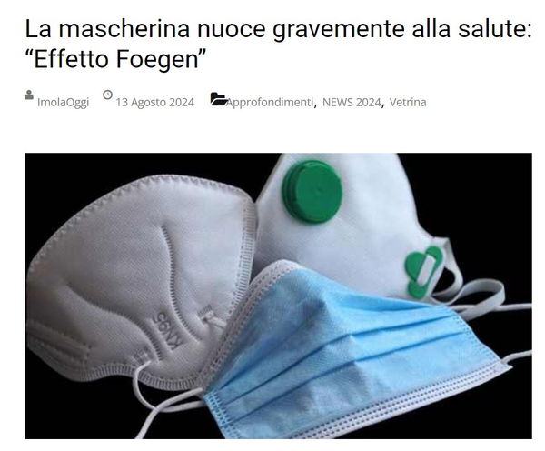L’effetto Foegen e Armando Manocchia