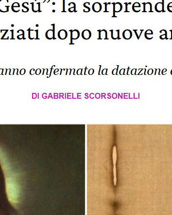 Il “nuovo studio” sulla sindone