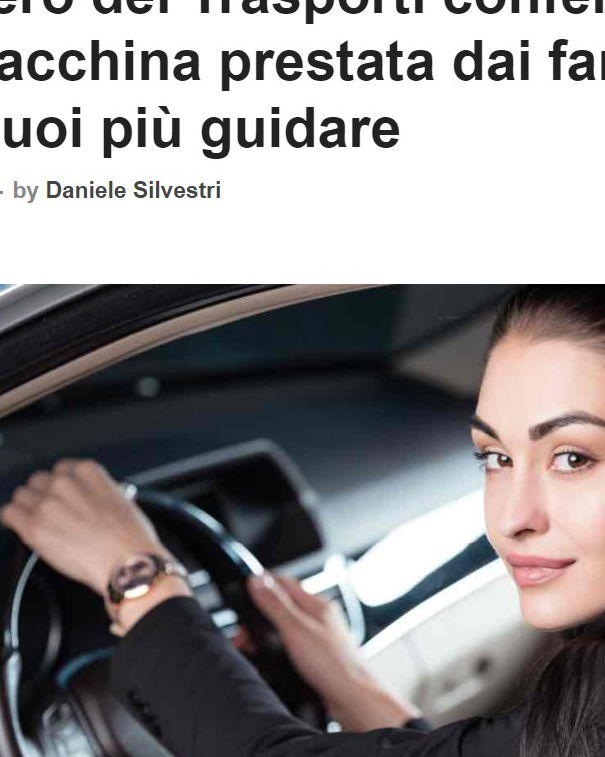 Addio macchina prestata ai familiari article-post