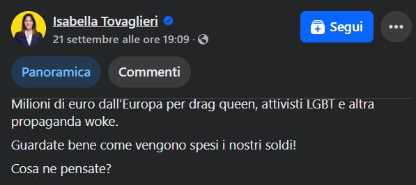 La “cultura delle drag queen”