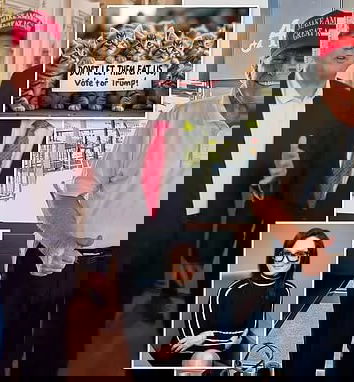 In campagna con la cospirazionista