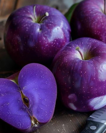 La mela viola del Saskatchewan