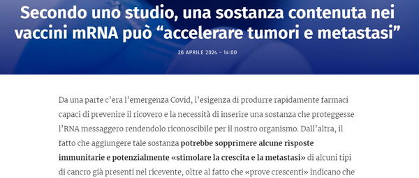 La differenza tra studi e revisioni – I vaccini mRNA e il cancro