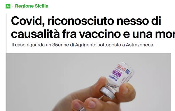 AstraZeneca e nesso di causalità