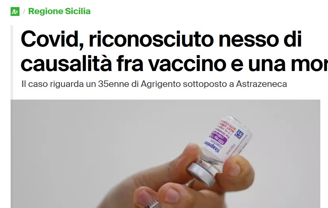 AstraZeneca e nesso di causalità article-post