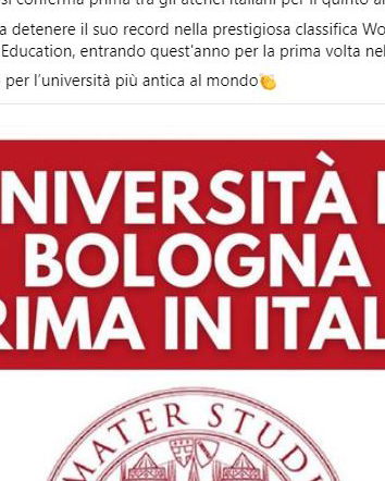 L’Università di Bologna e Stefano Bonaccini