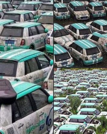 Un altro cimitero di auto elettriche…