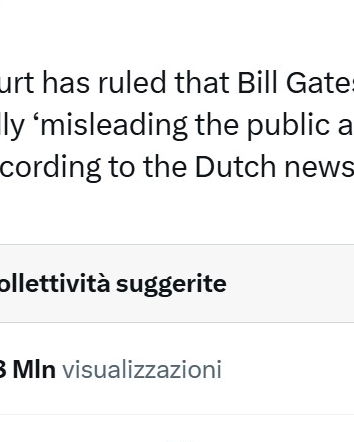 Il processo a Bill Gates in Olanda