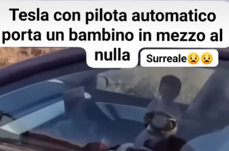 Il bambino nella Tesla article-post