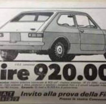 La Fiat 127 e lo stipendio dell’operaio