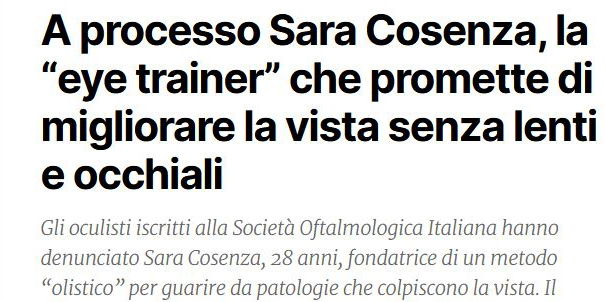 Migliorare la vista senza occhiali? article-post