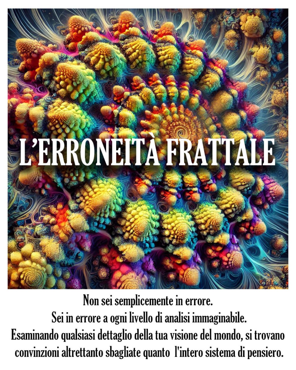 L’erroneità frattale e l’attrazione per il bislacco article-post