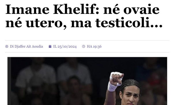 Reduxx, Imane Khelif e l’estremismo