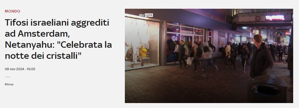 Scontri tra tifosi ad Amsterdam o “pogrom organizzato”? article-post