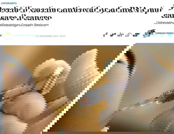 L’ematologo, il vaccino e i tumori