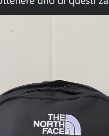 La truffa dello zaino North Face