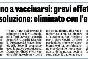 “Bisogna eliminarli”, Giordano e l’eutanasia in Canada