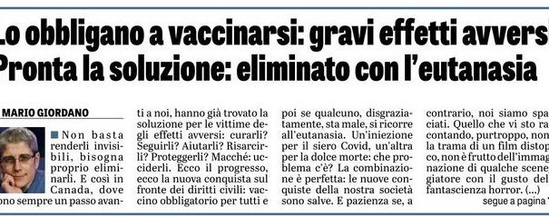 “Bisogna eliminarli”, Giordano e l’eutanasia in Canada article-post