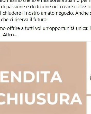 La truffa dei negozi che chiudono