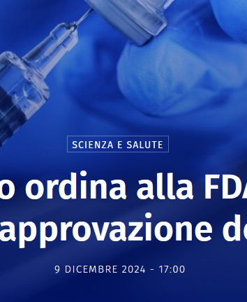 Il magistrato, l’FDA e i vaccini