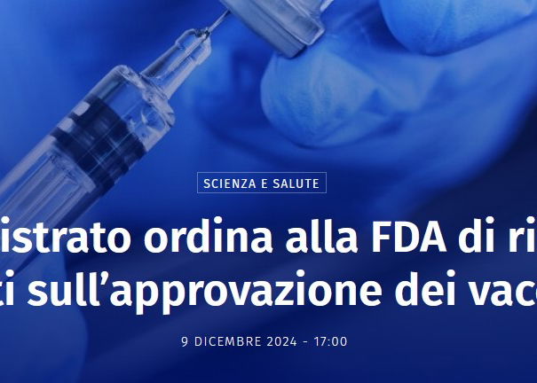 Il magistrato, l’FDA e i vaccini article-post