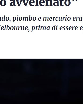 Djokovic e l’avvelenamento da metalli pesanti
