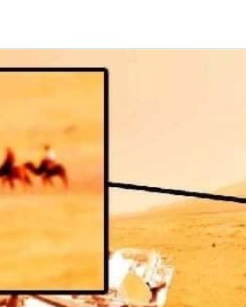 La foto da Marte coi cammelli