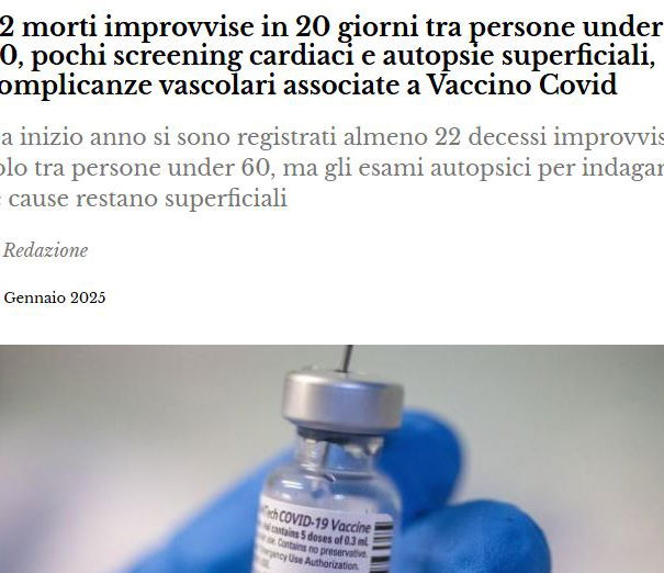 Ancora morti improvvise e allarmismo ingiustificato article-post