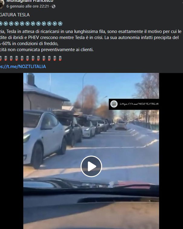 Le Tesla in coda in Svezia article-post