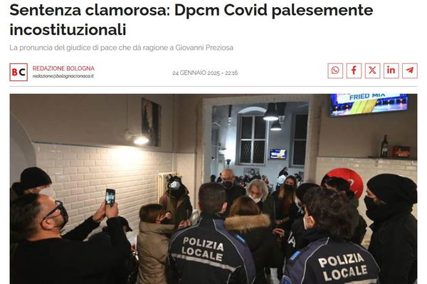 Le sentenze sui DPCM durante il COVID