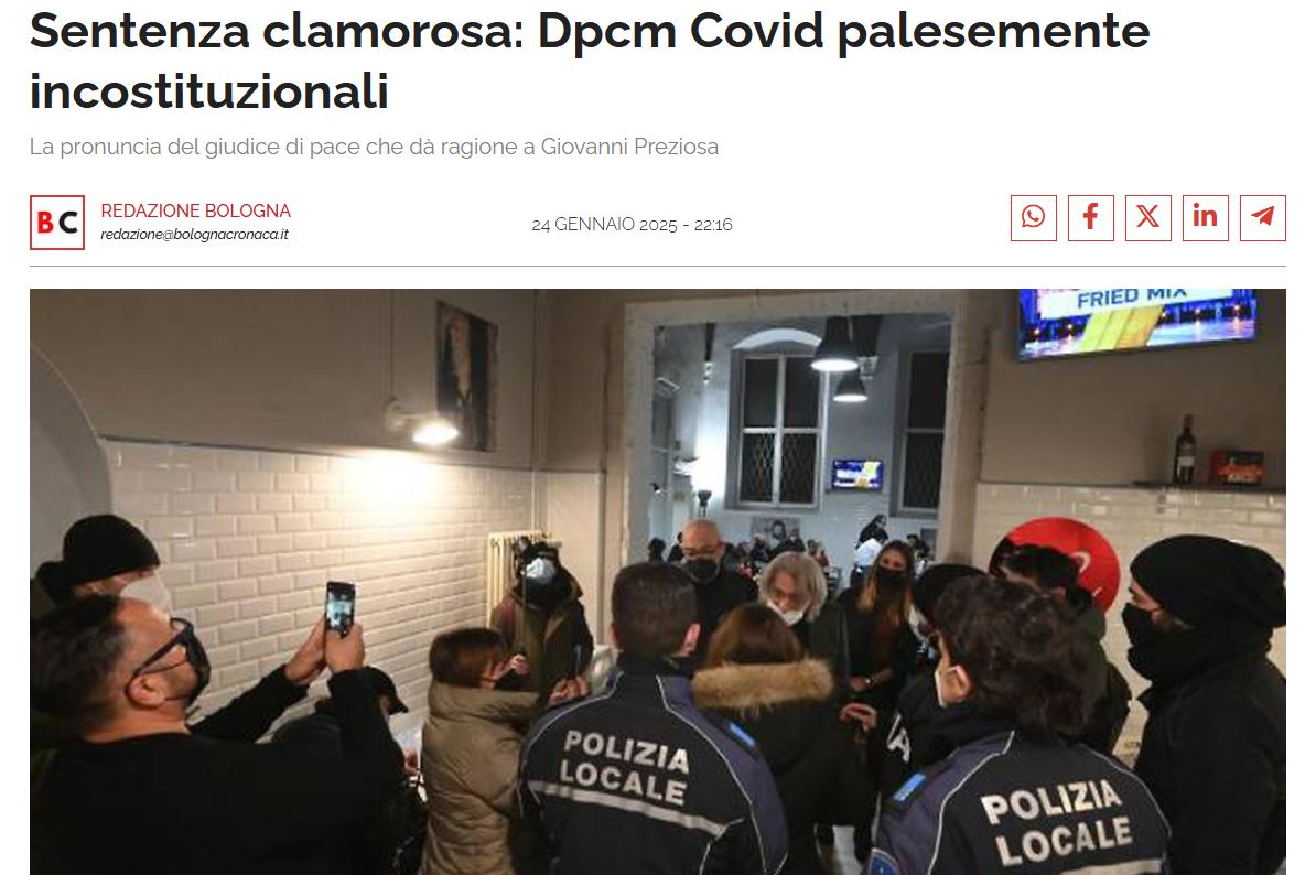 Le sentenze sui DPCM durante il COVID article-post