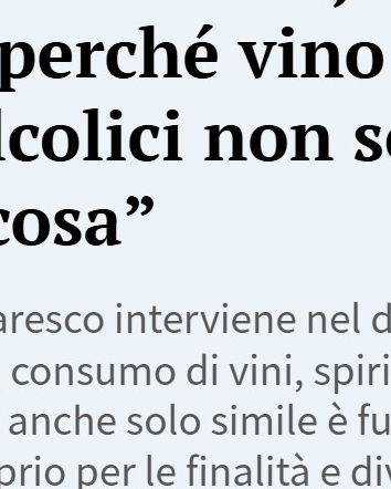 La Stampa e la difesa d’ufficio del vino